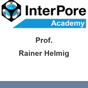 Lecturer: Prof. Rainer Helmig